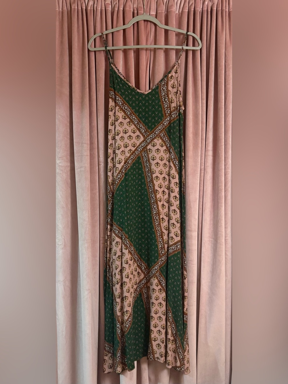 Natural Life Patchwork Maxi Dress - S